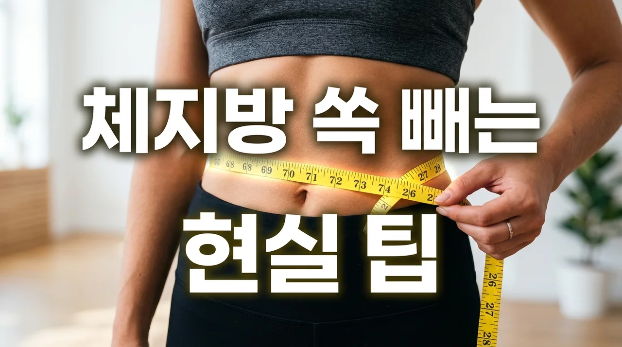 현실적인 체지방 줄이는 방법: 뱃살 쏙 빼는 다이어트 핵심 팁
