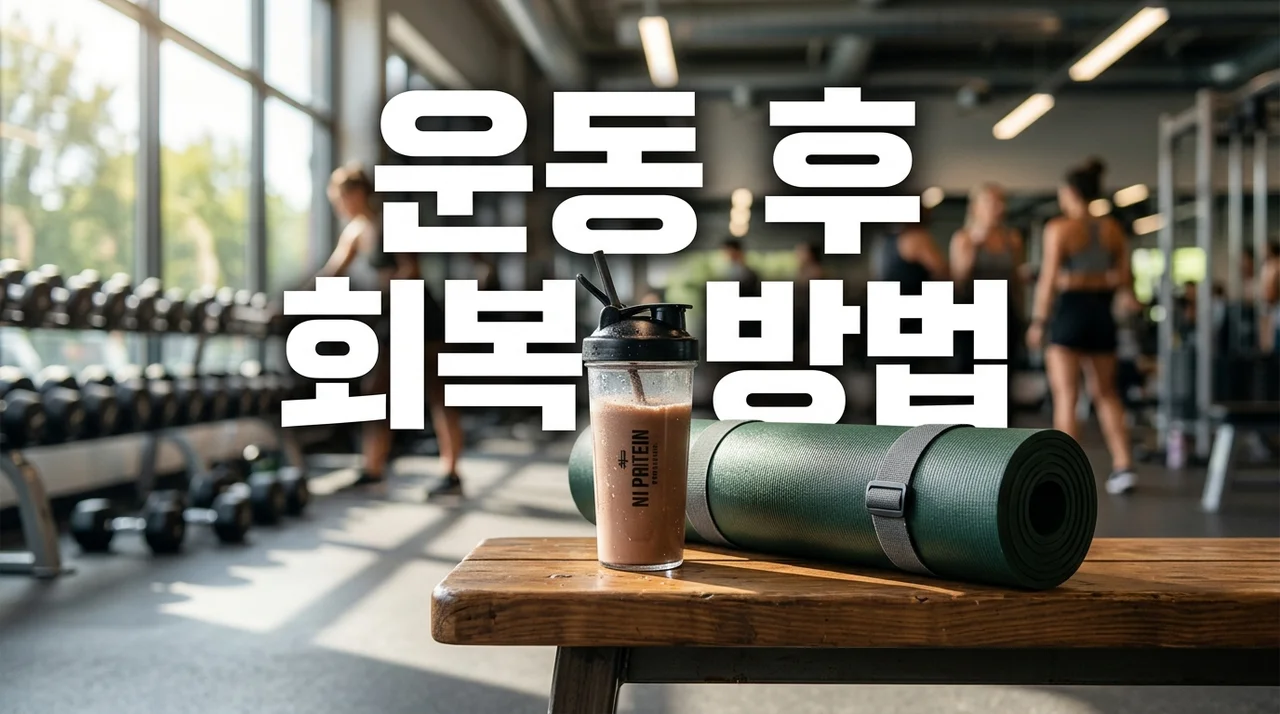 빠른 운동 후 회복 방법 5가지: 근육통 완화와 피로 해소 총정리