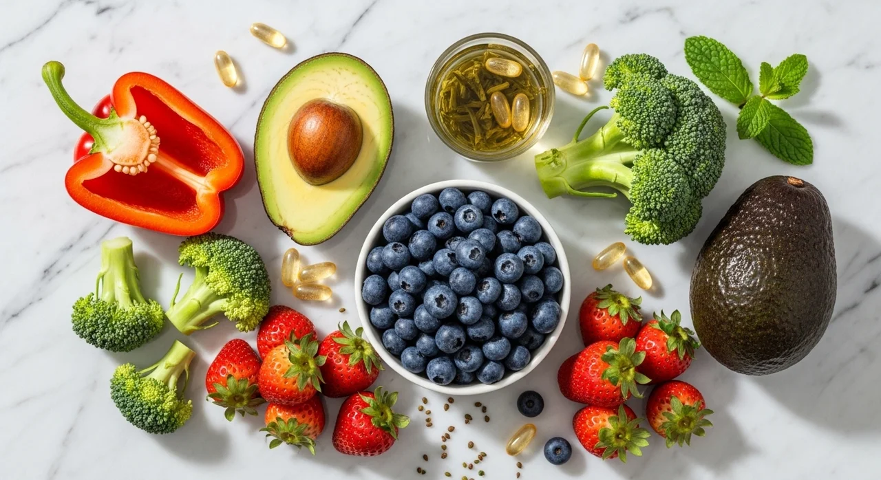 2. 이너뷰티를 위한 항산화 식단 및 영양제