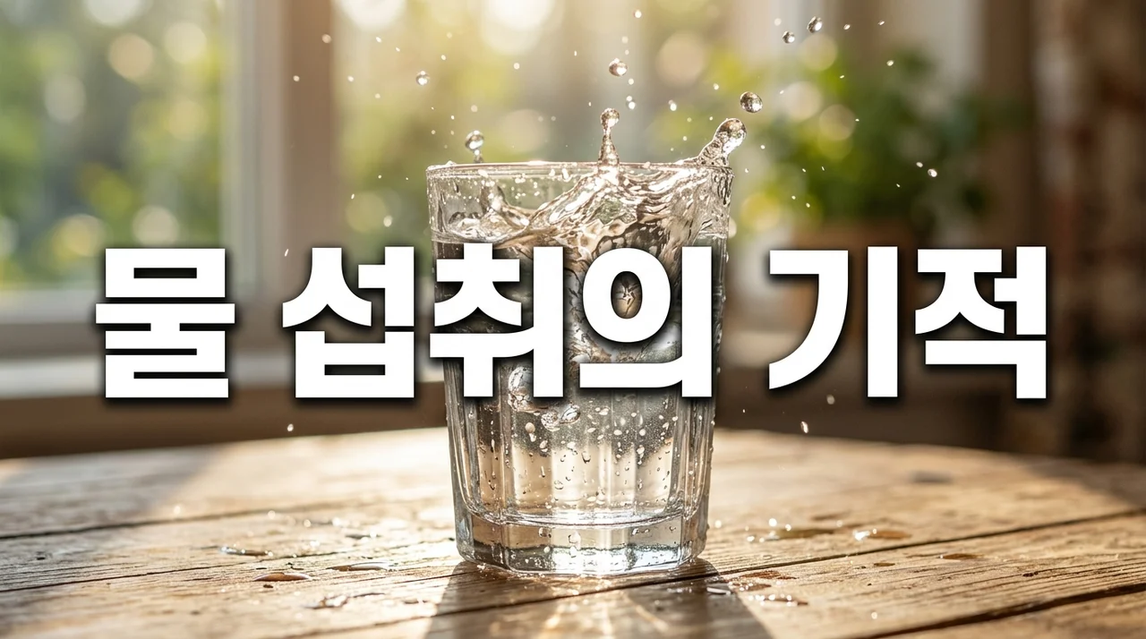 아침 공복부터 다이어트까지, 물 많이 마시는 효과와 올바른 섭취법