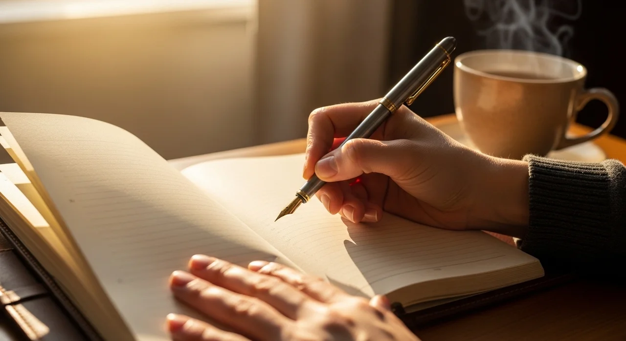 스마트폰 대신 명상과 하루 계획 세우기