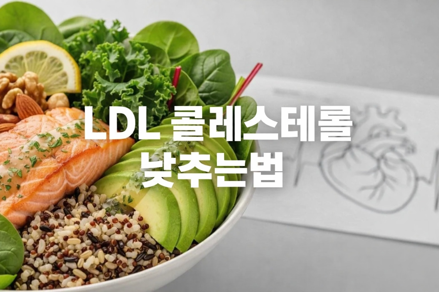 LDL 콜레스테롤 낮추는법: 식단부터 생활 습관까지 완벽 가이드