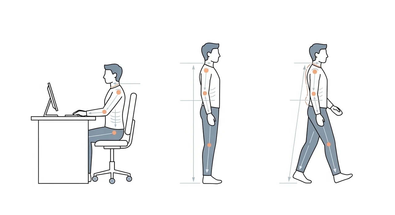 일상생활 속 바른 자세 유지 습관 만들기