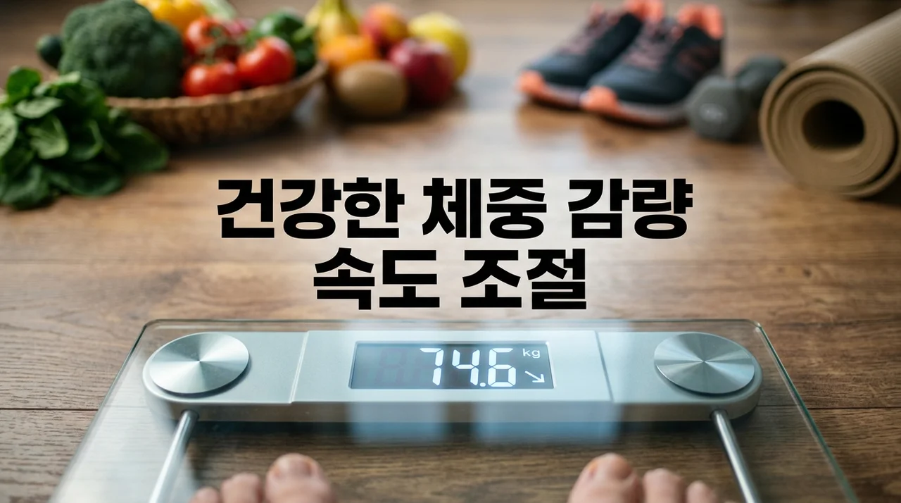건강한 체중 감량 속도 조절: 지속 가능한 다이어트의 핵심 비법