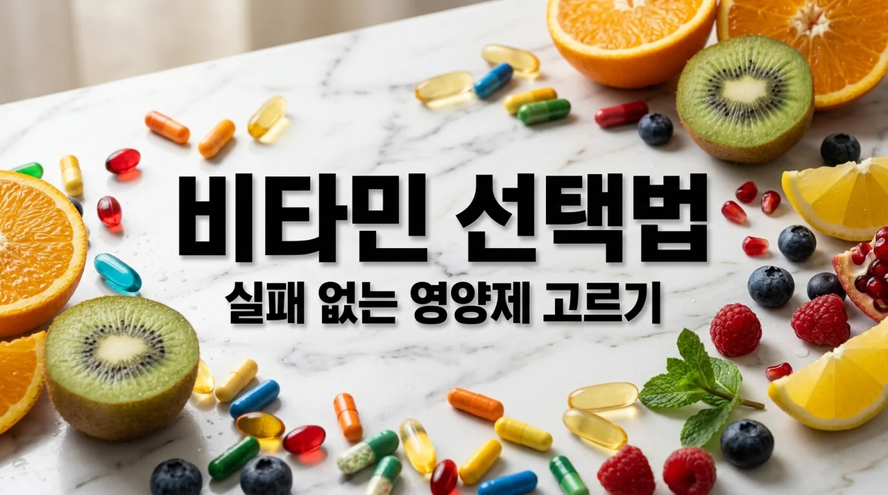 종합비타민 선택법 5가지 기준, 영양제 순위보다 성분이 중요한 이유