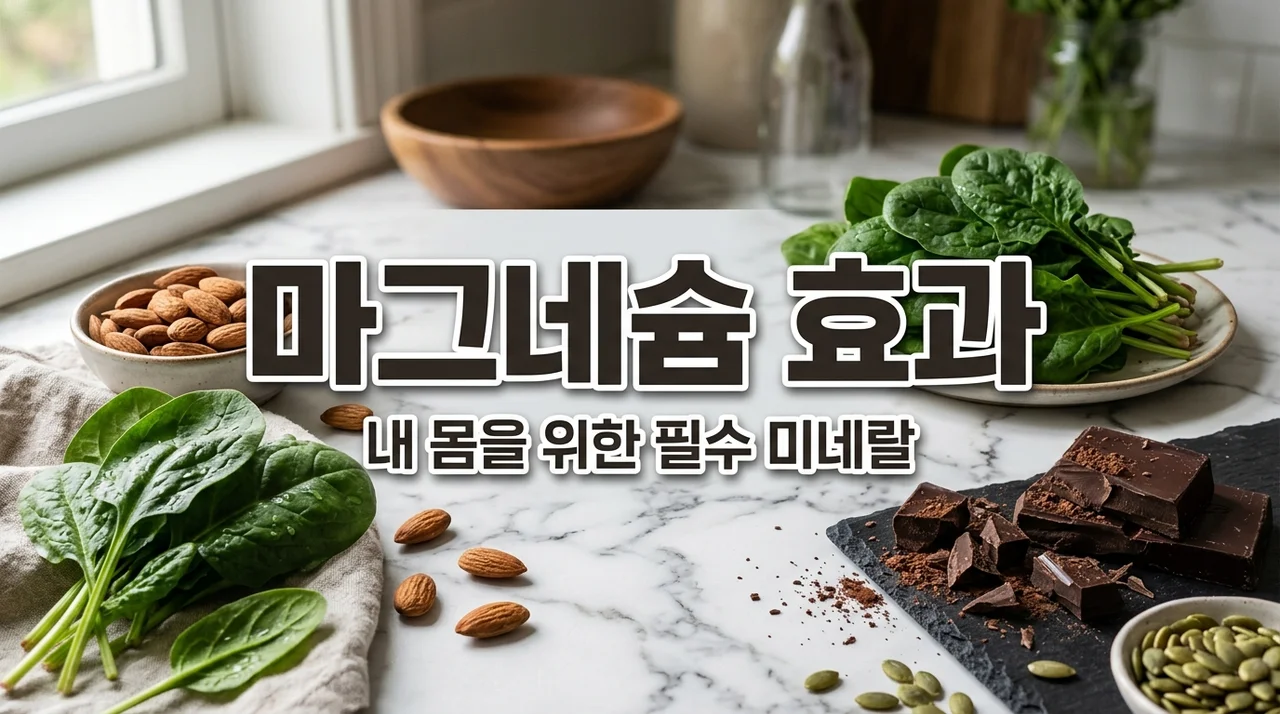마그네슘 효과 7가지와 부족 증상 완벽 정리 (2026 최신 가이드)