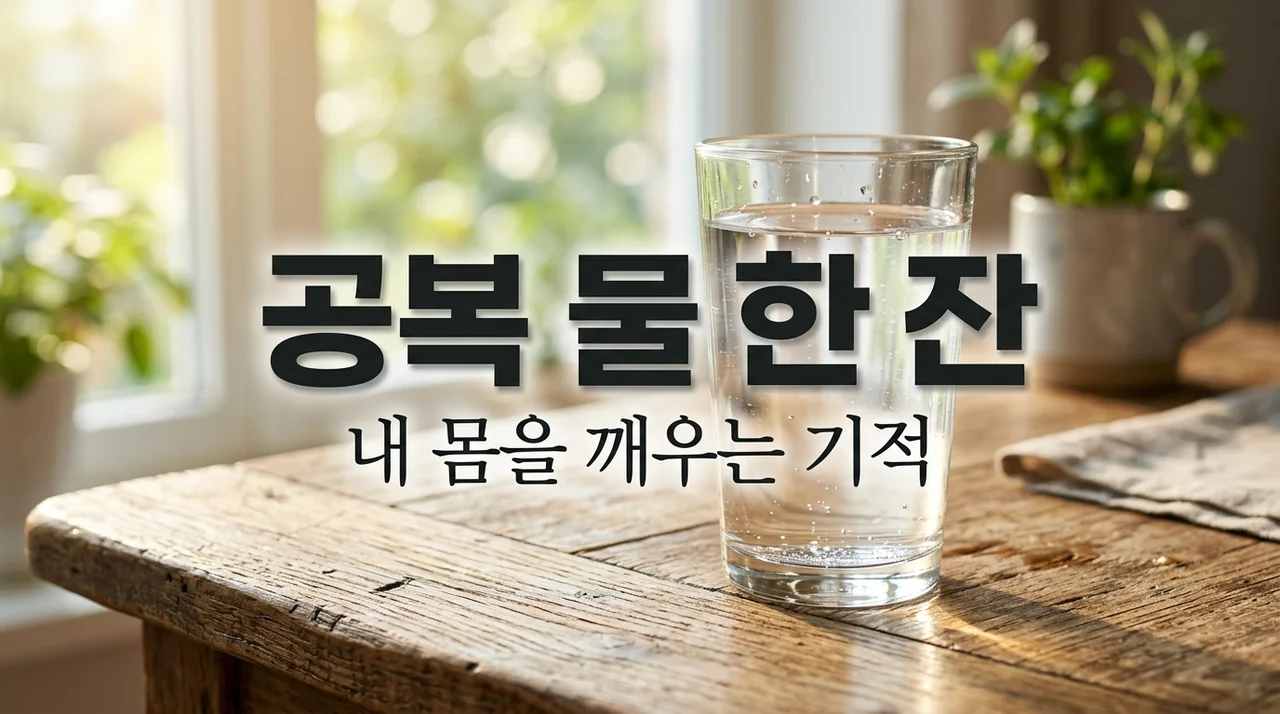 아침 공복 물 마시기 효과 7가지와 올바른 방법 (다이어트·변비)