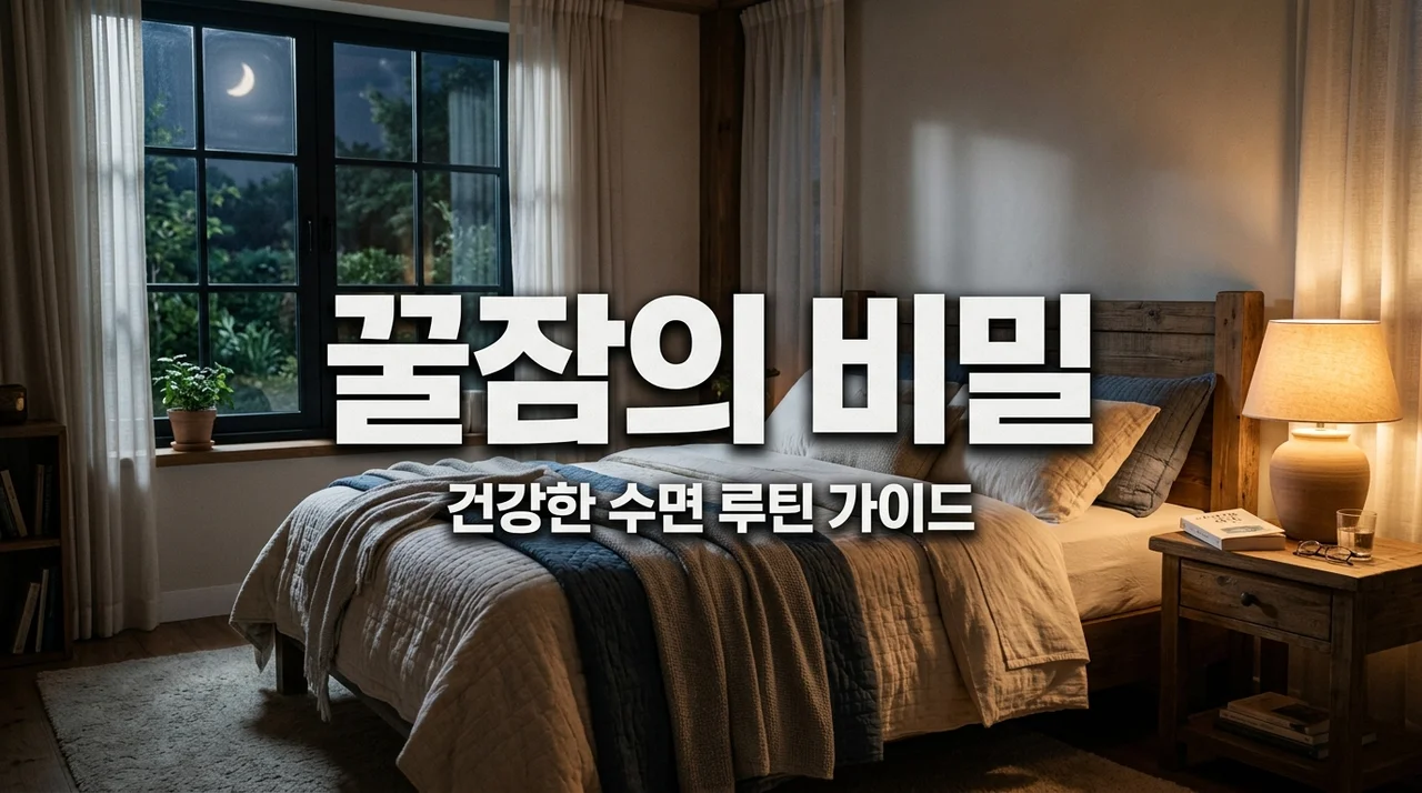 건강한 수면 루틴 만드는 법: 꿀잠을 위한 7가지 생활 습관 가이드