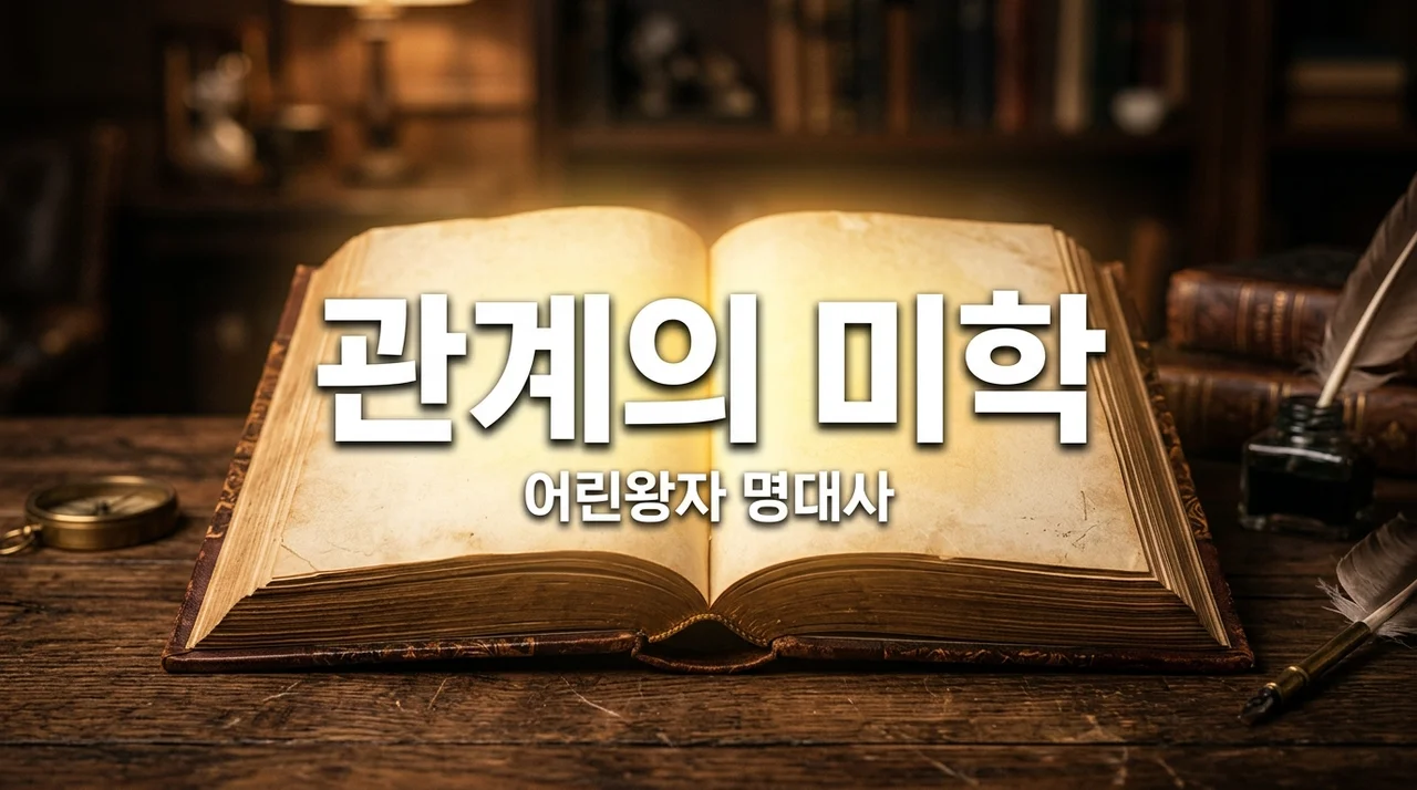 어린왕자 명대사: 지친 어른을 위한 관계와 삶의 7가지 통찰