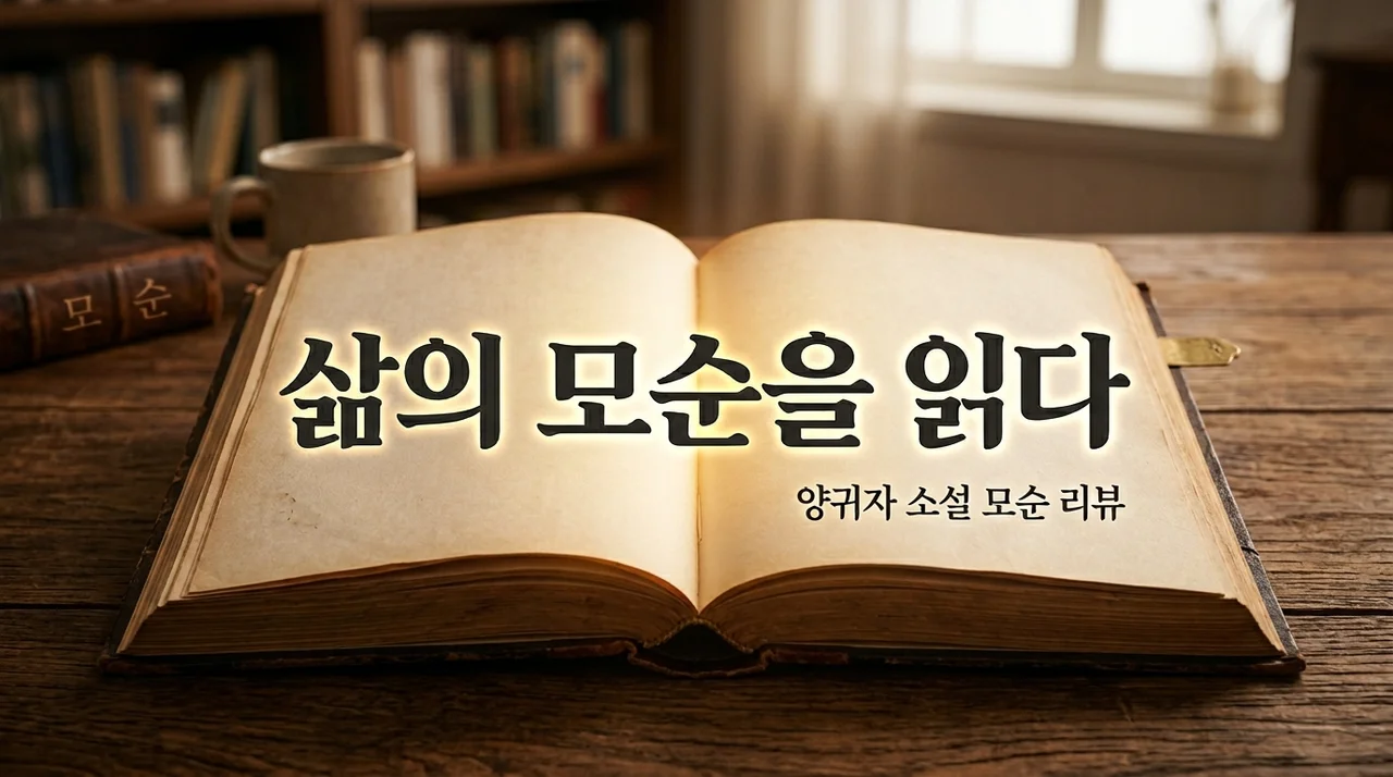 모순 책, 양귀자 소설이 2030에게 다시 읽히는 이유와 인생 통찰
