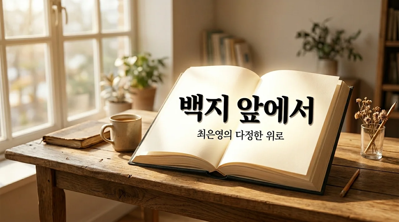백지앞에서 최은영 산문집 리뷰 | 마음의 빈칸을 채우는 다정한 위로와 통찰