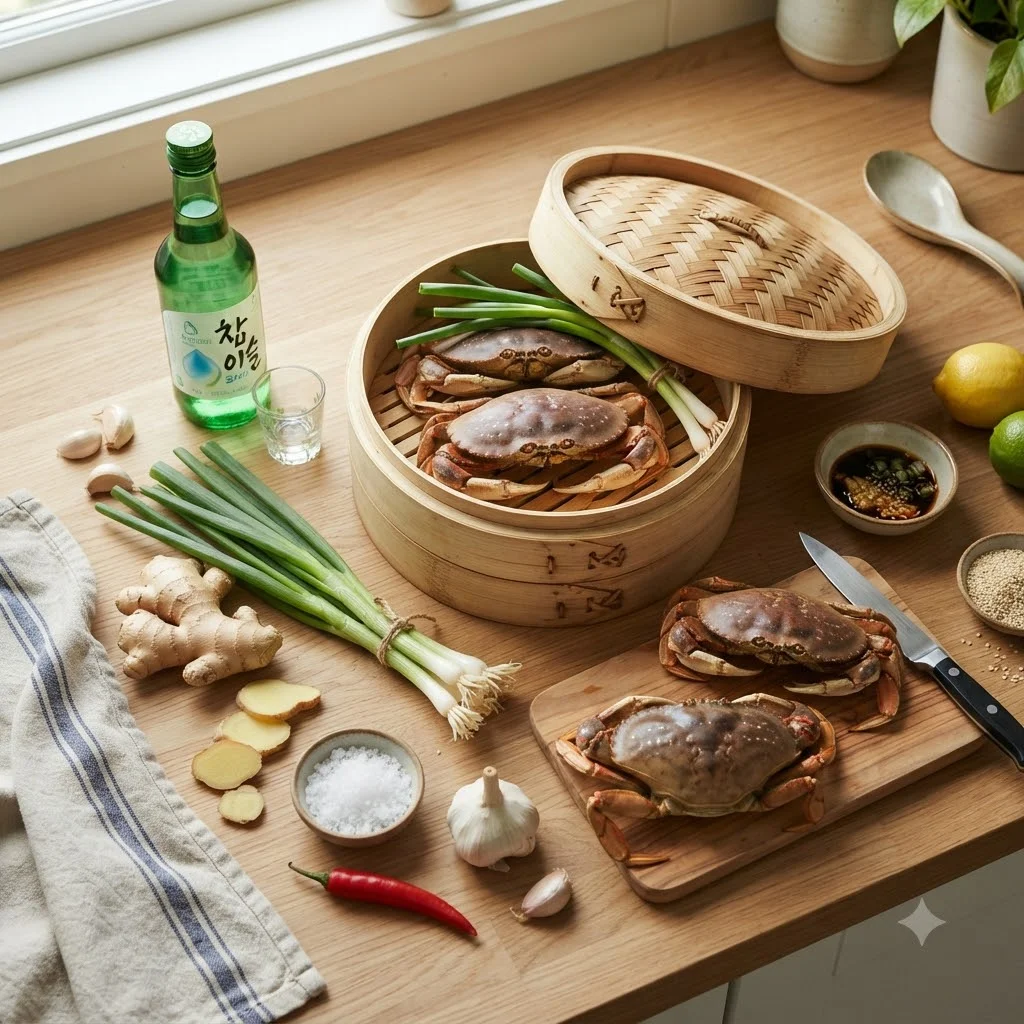 꽃게 조리 전 필수 준비물 및 요약 정보