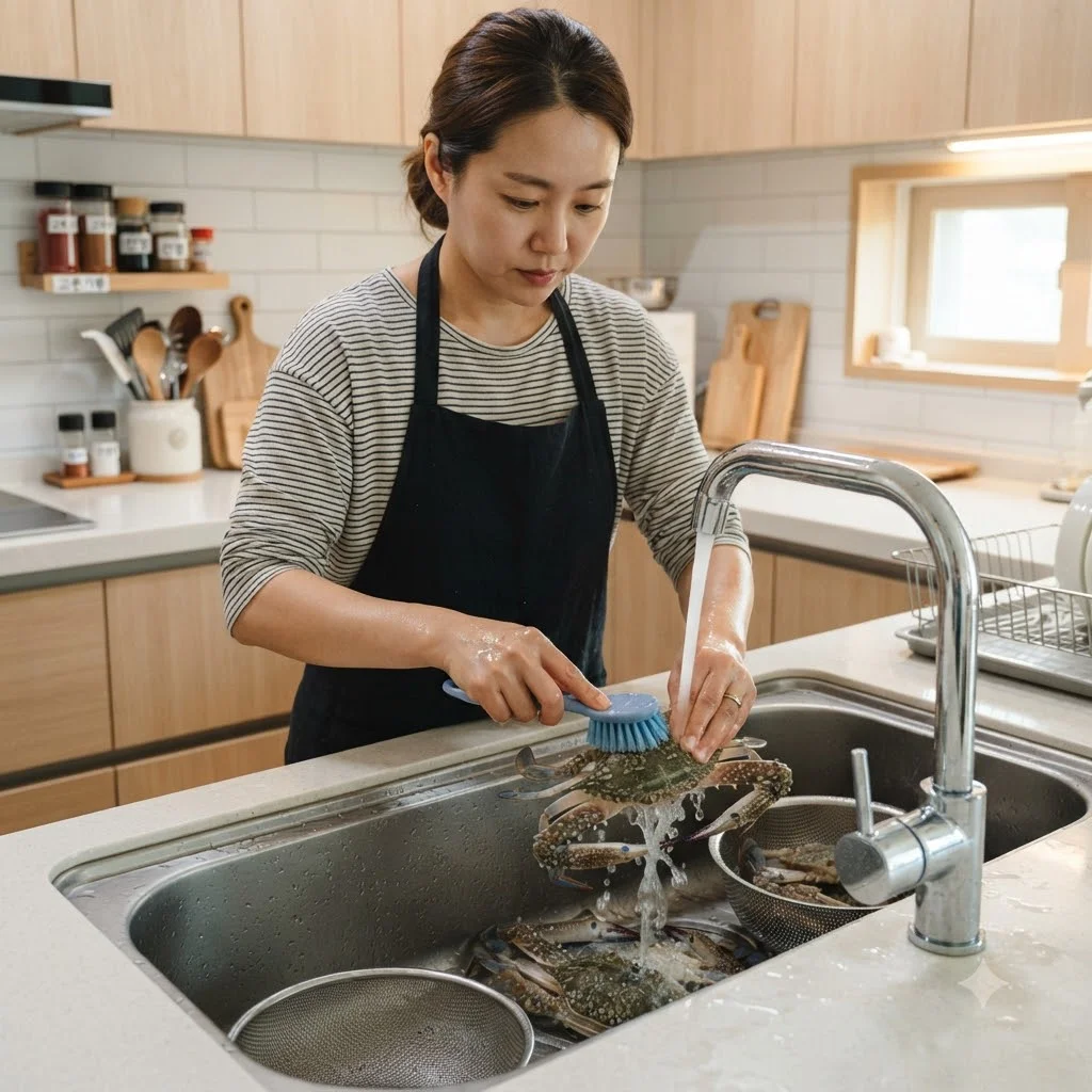 완벽한 세척을 위한 꽃게 손질 체크리스트