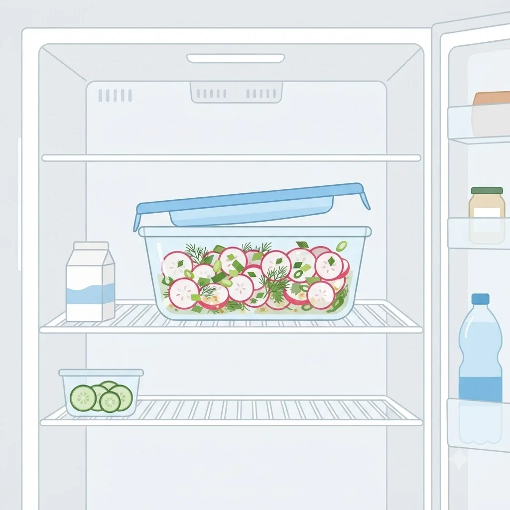무생채를 더 맛있게 보관하고 즐기는 팁