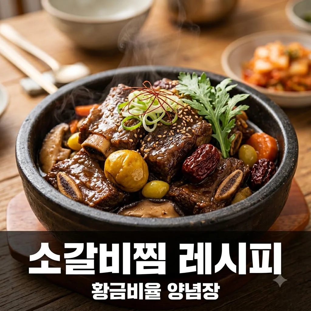 소갈비찜 레시피 실패 없는 황금비율 양념장과 부드러운 고기 비법