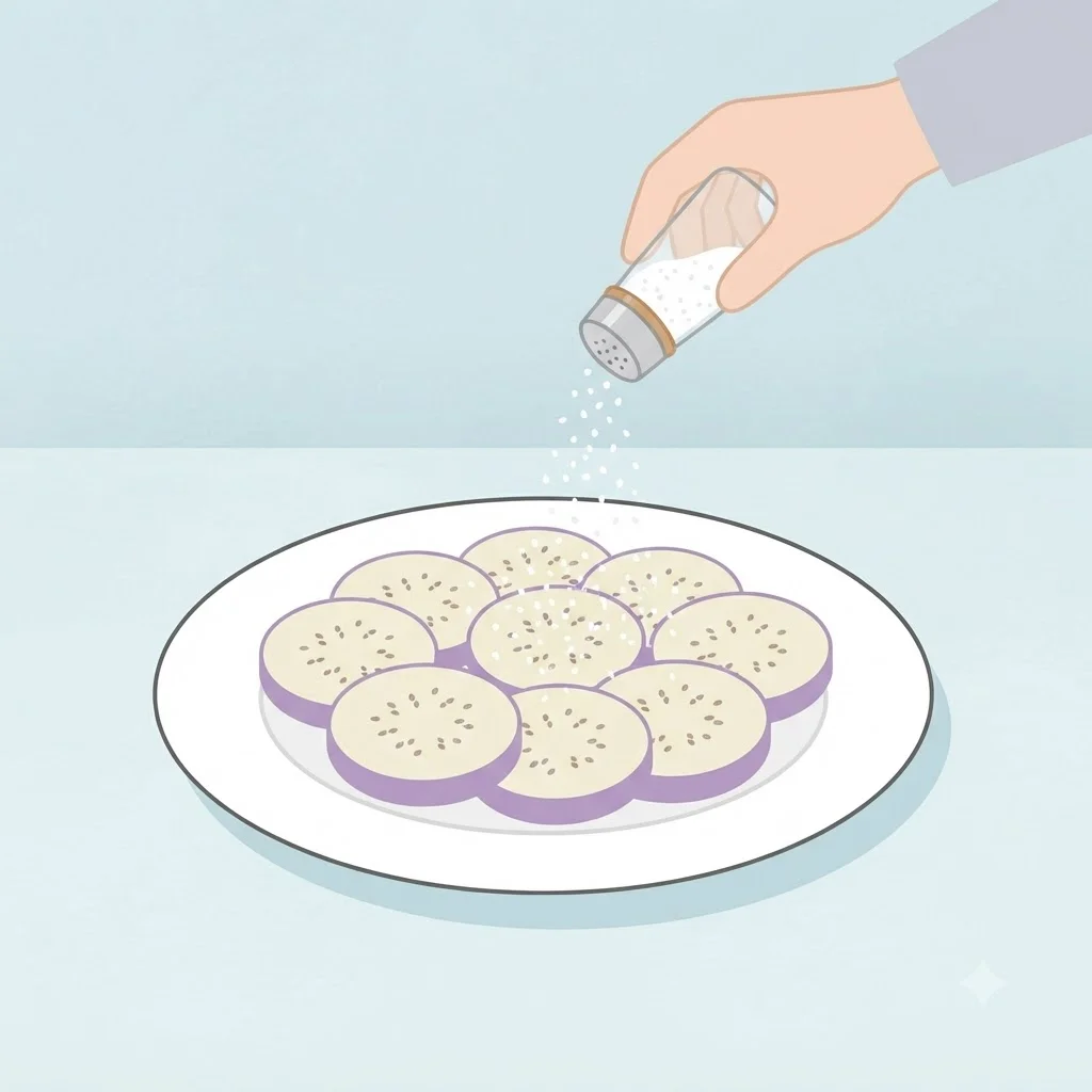 가지의 떫은맛과 물렁함을 해결하는 전처리 비법