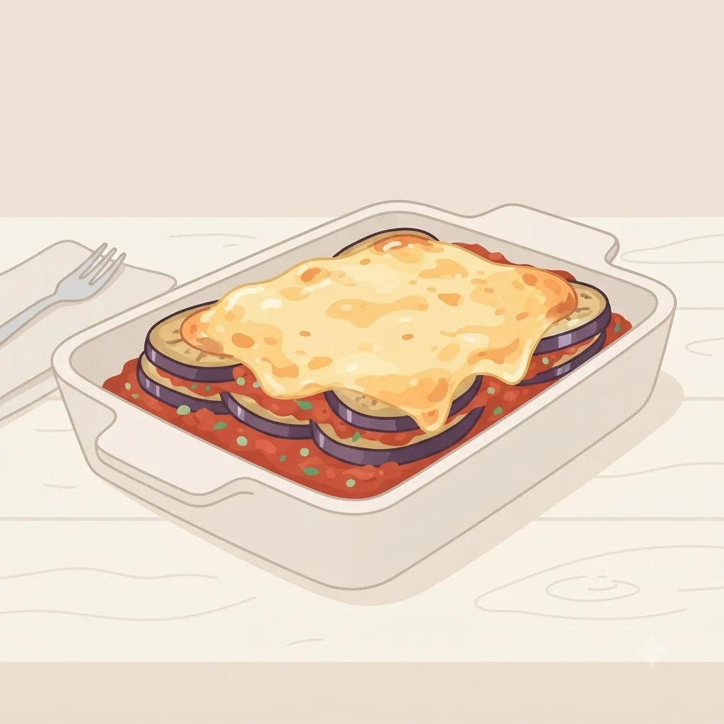 특별한 날을 위한 서양식 가지 멜란자네